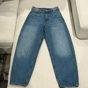 New Denim Classic Blue Women's barrel Jeans